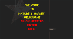 Desktop Screenshot of naturesmarketmelbourne.com